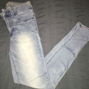 American Eagle Light Wash Jean Legging